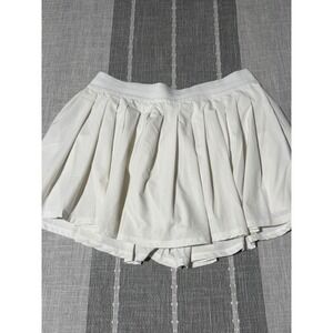 All in Motion Womens White Pleated Tennis Skort Athletic Skirt Size L PID-PR1438
